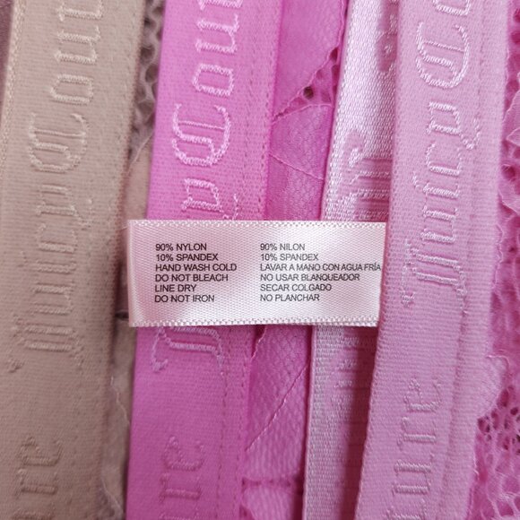 Juicy Couture Intimates Lace Cheeky Panties Large 5 Pack Nylon/Spandex - Picture 12 of 13